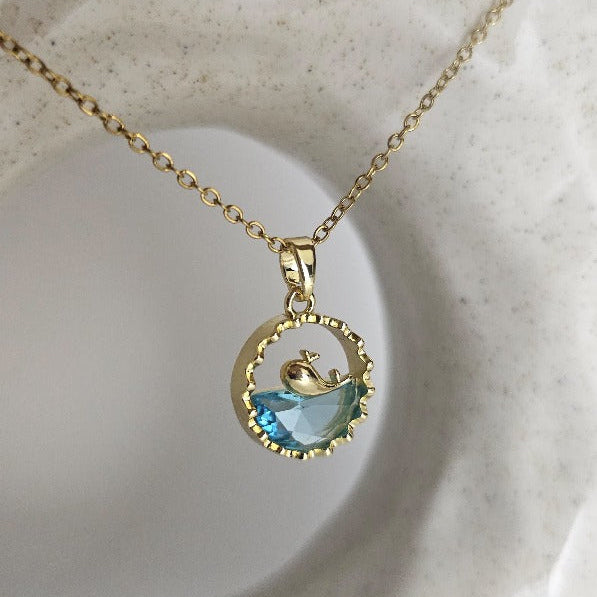 Water Whale Necklace