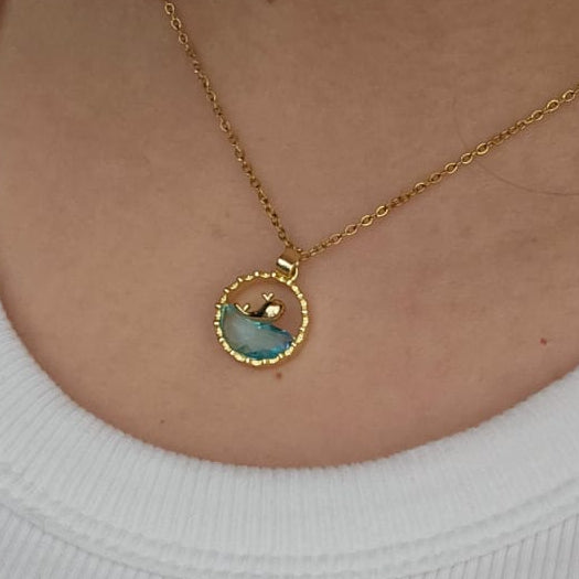 Water Whale Necklace