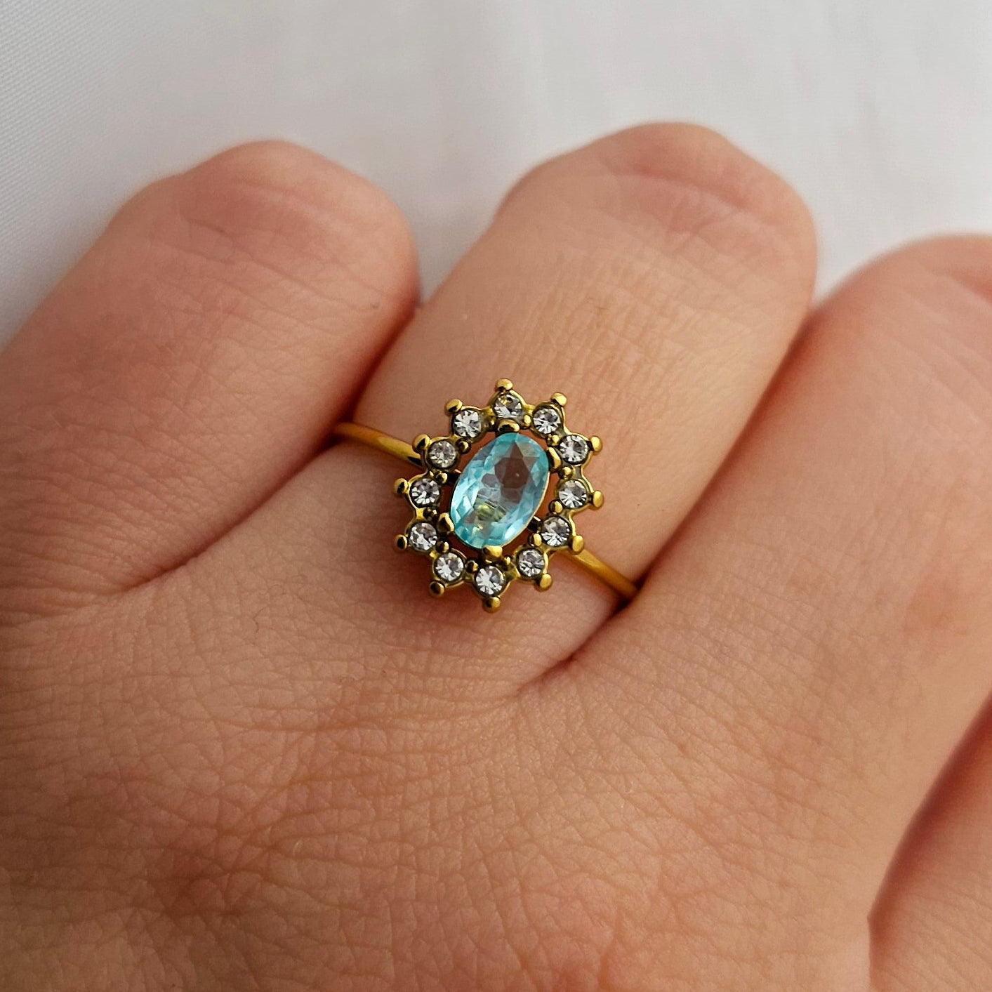 Chloe Blue Ring