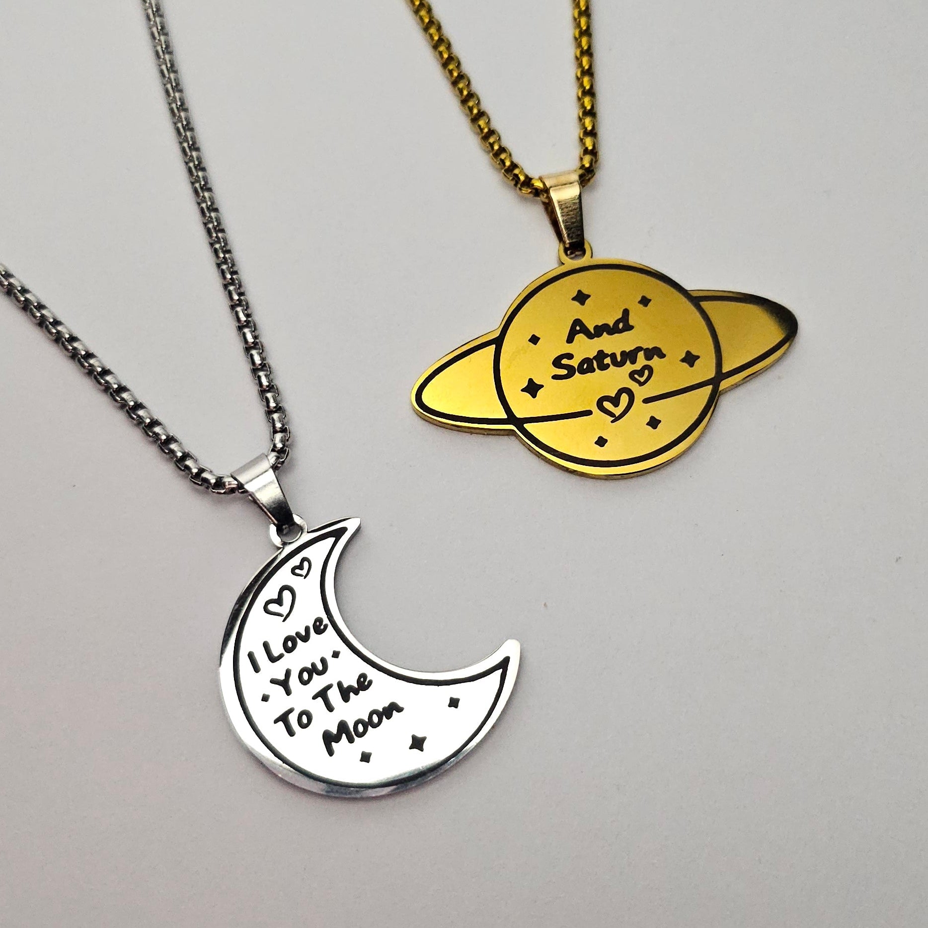Te amo hasta la Luna y Saturno🌙🪐 Set
