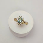 Chloe Blue Ring