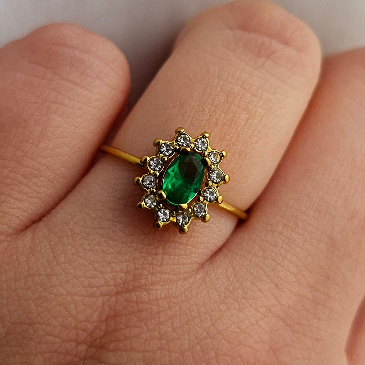 Chloe Green Ring